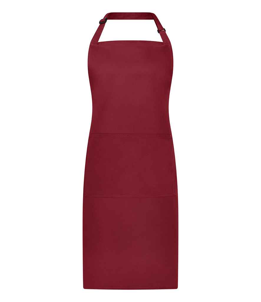 Brand Lab Adjustable Bib Pocket Apron | Burgundy