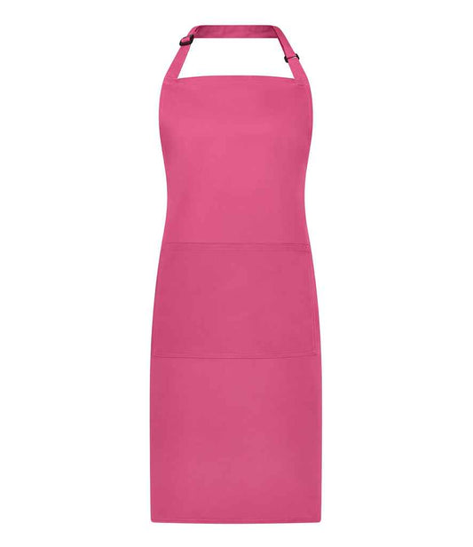 Brand Lab Adjustable Bib Pocket Apron | Fuchsia