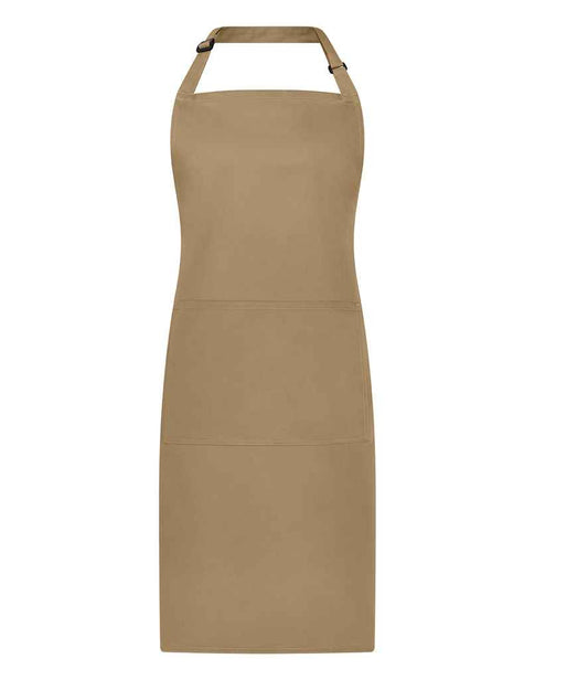 Brand Lab Adjustable Bib Pocket Apron | Khaki