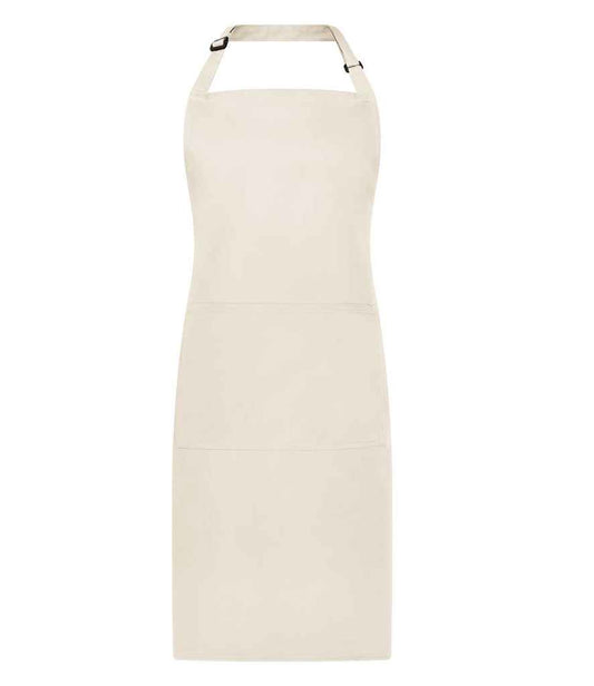 Brand Lab Adjustable Bib Pocket Apron | Natural