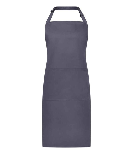 Brand Lab Adjustable Bib Pocket Apron | Steel