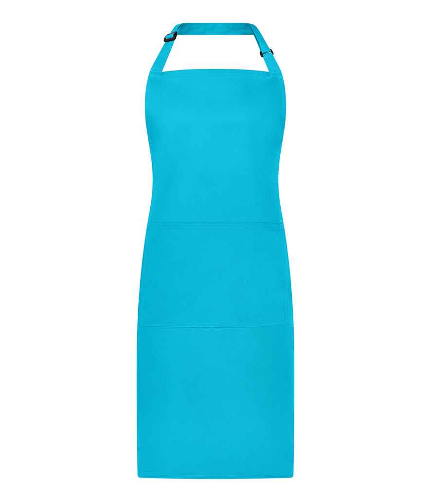 Brand Lab Adjustable Bib Pocket Apron | Turquoise Blue
