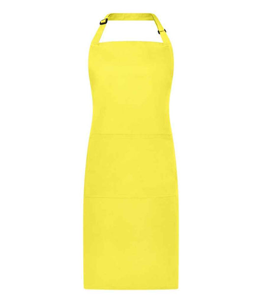 Brand Lab Adjustable Bib Pocket Apron | Yellow
