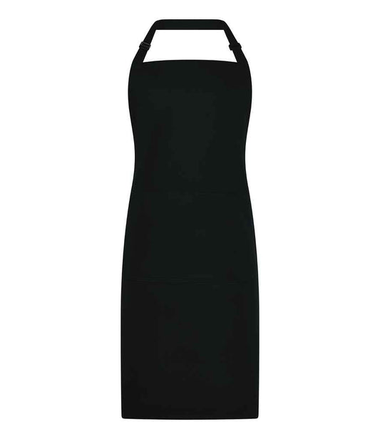Brand Lab Organic/Recycled Bib Pocket Apron | Black