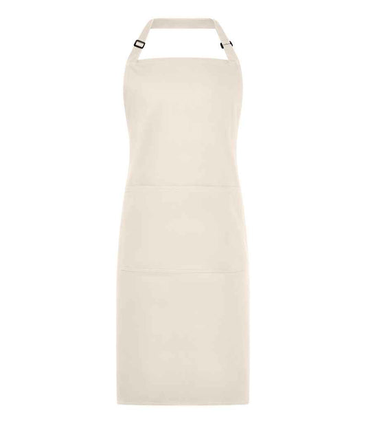 Brand Lab Organic/Recycled Bib Pocket Apron | Natural