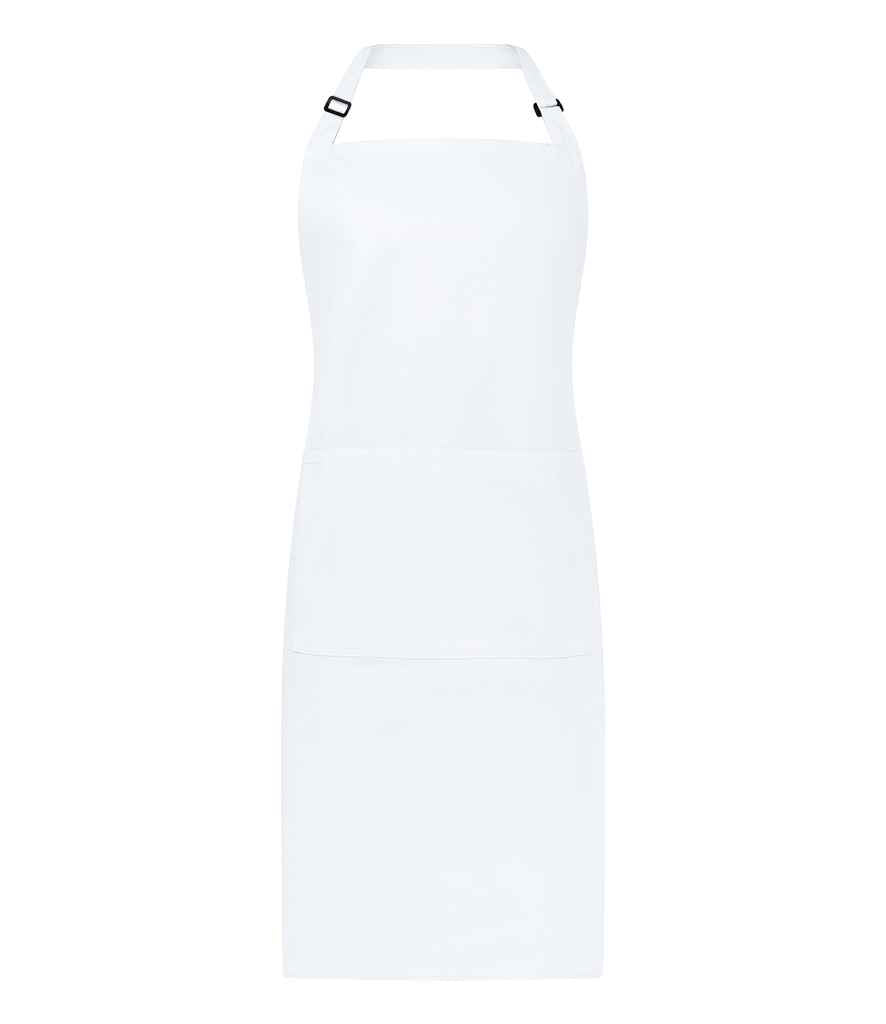 Brand Lab Organic/Recycled Bib Pocket Apron | White