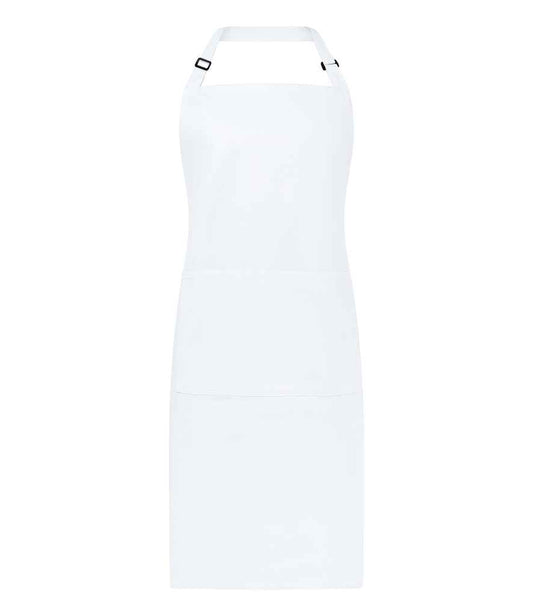 Brand Lab Organic/Recycled Bib Pocket Apron | White